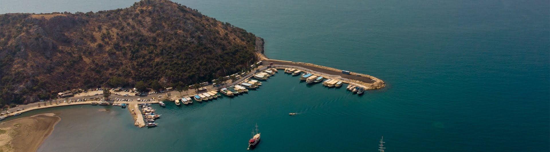 Demre Harbor by Drone
